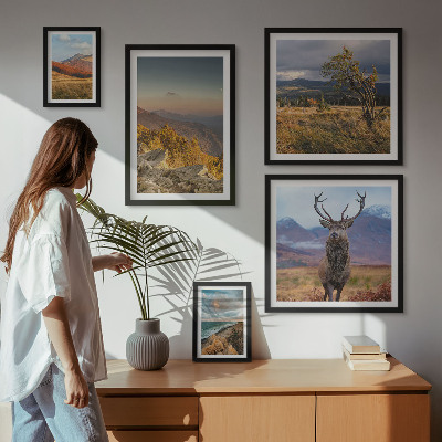 Tableau de décoration murale Paysages de faune et de flore de montagne
