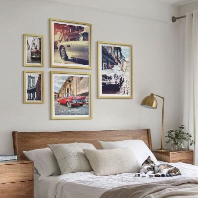 Ensemble de 5 tableaux Des classiques élégants en ville