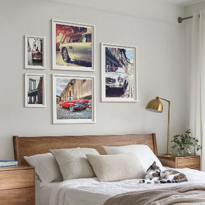 Ensemble de 5 tableaux Des classiques élégants en ville