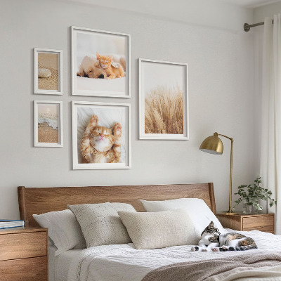 Tableau de décoration murale Animaux mignons paysages
