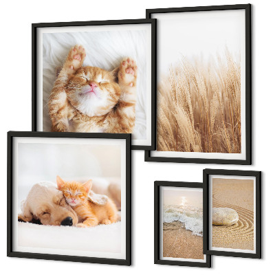 Tableau de décoration murale Animaux mignons paysages
