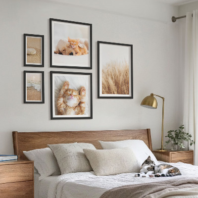 Tableau de décoration murale Animaux mignons paysages