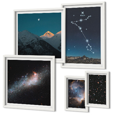 Tableau de décoration murale Paysages spatiaux modernes