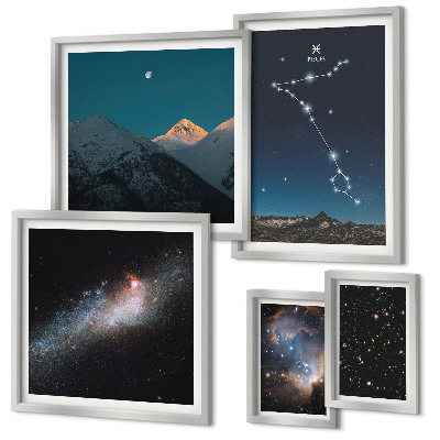 Tableau de décoration murale Paysages spatiaux modernes
