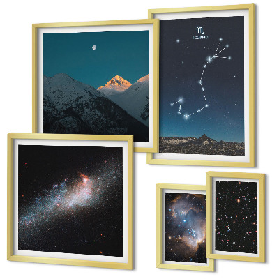 Tableau de décoration murale Paysages cosmiques la nuit