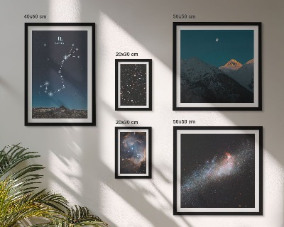 Tableau de décoration murale Paysages cosmiques la nuit
