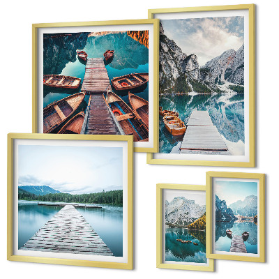 Tableau de décoration murale Paysages de montagne, sentiers d'eau