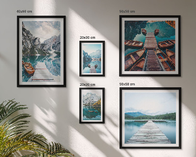Tableau de décoration murale Paysages de montagne, sentiers d'eau