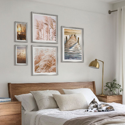 Lot de tableaux encadrés Des vues paisibles sur la nature
