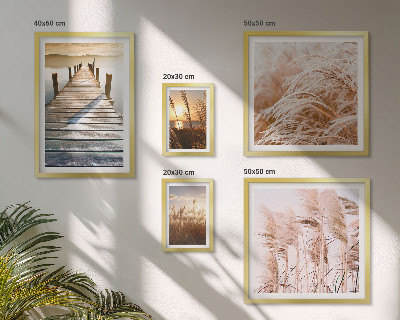 Lot de tableaux encadrés Des vues paisibles sur la nature