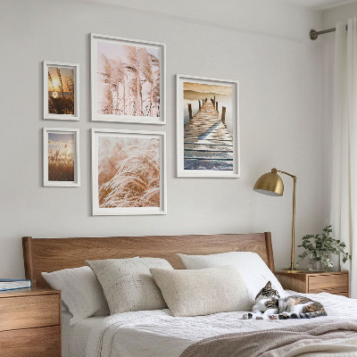 Lot de tableaux encadrés Des vues paisibles sur la nature