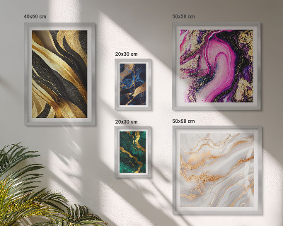 Ensemble de 5 tableaux Motifs modernes abstraits
