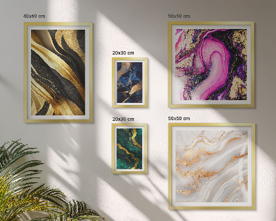 Ensemble de 5 tableaux Motifs modernes abstraits
