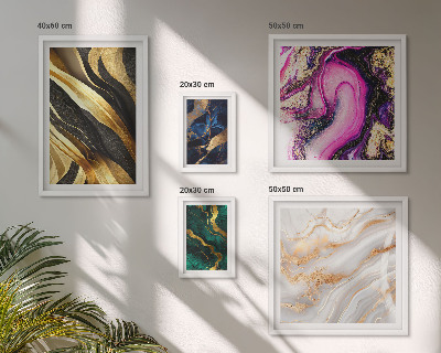Ensemble de 5 tableaux Motifs modernes abstraits