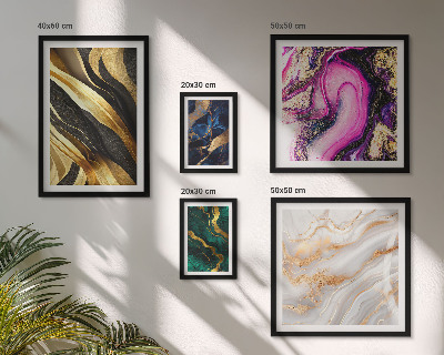 Ensemble de 5 tableaux Motifs modernes abstraits