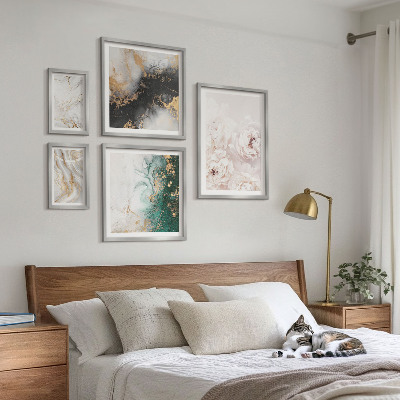 Tableau de décoration murale Accents floraux élégance abstraite