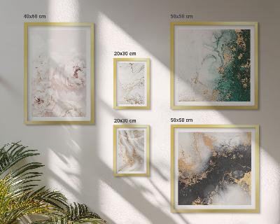 Tableau de décoration murale Accents floraux élégance abstraite