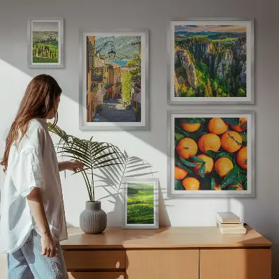 Tableau de décoration murale représentant des paysages ruraux charmants