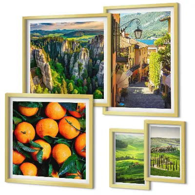 Tableau de décoration murale représentant des paysages ruraux charmants