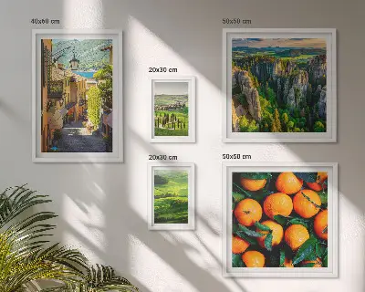 Tableau de décoration murale représentant des paysages ruraux charmants