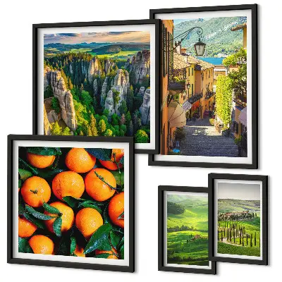 Tableau de décoration murale représentant des paysages ruraux charmants
