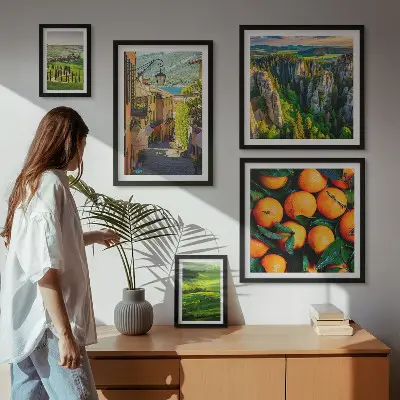 Tableau de décoration murale représentant des paysages ruraux charmants