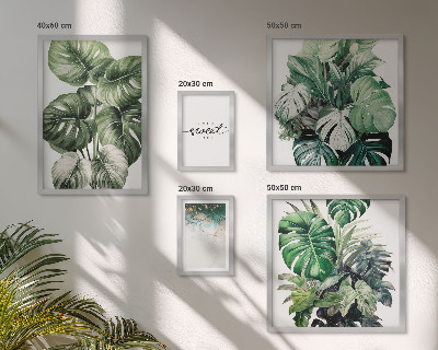 Tableau de décoration murale Motifs végétaux modernes