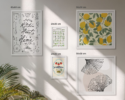 Tableau de décoration murale Inspirations pour une cuisine élégante