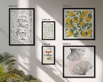 Tableau de décoration murale Inspirations pour une cuisine élégante