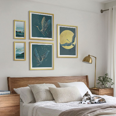 Tableau de décoration murale Paysages oiseaux ciel nocturne