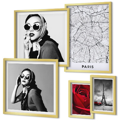 Tableau de décoration murale Des accents élégants de la mode parisienne