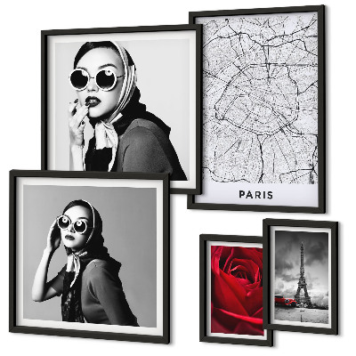 Tableau de décoration murale Des accents élégants de la mode parisienne