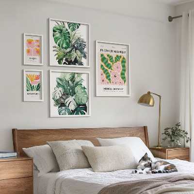 Tableau de décoration murale Motifs végétaux, fleurs bohèmes