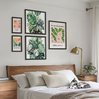 Tableau de décoration murale Motifs végétaux, fleurs bohèmes