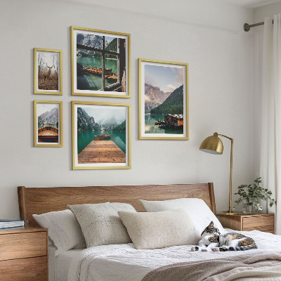 Tableau de décoration murale Paysages de montagne avec des lacs
