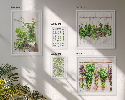 Lot de tableaux encadrés Inspirations de décoration à base de plantes