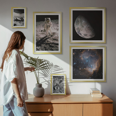 Tableau de décoration murale Découvertes et secrets cosmiques