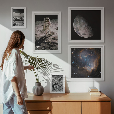 Tableau de décoration murale Découvertes et secrets cosmiques