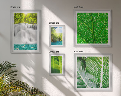 Tableau de décoration murale Cascades de palmiers tropicaux