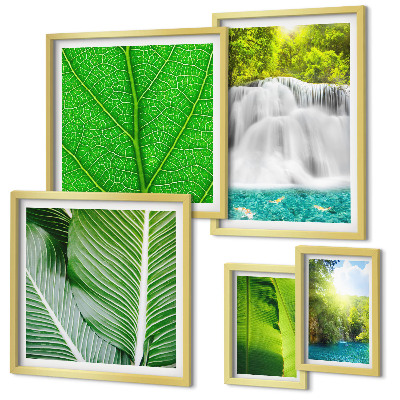 Tableau de décoration murale Cascades de palmiers tropicaux