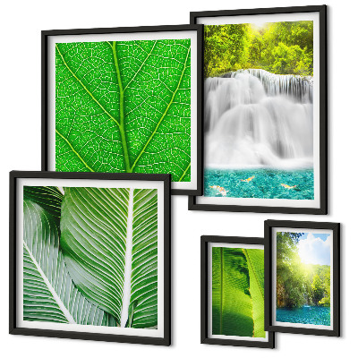Tableau de décoration murale Cascades de palmiers tropicaux