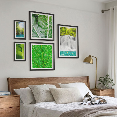 Tableau de décoration murale Cascades de palmiers tropicaux
