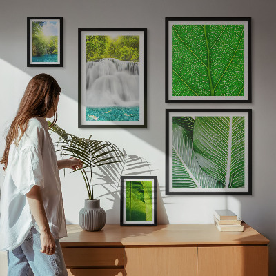 Tableau de décoration murale Cascades de palmiers tropicaux