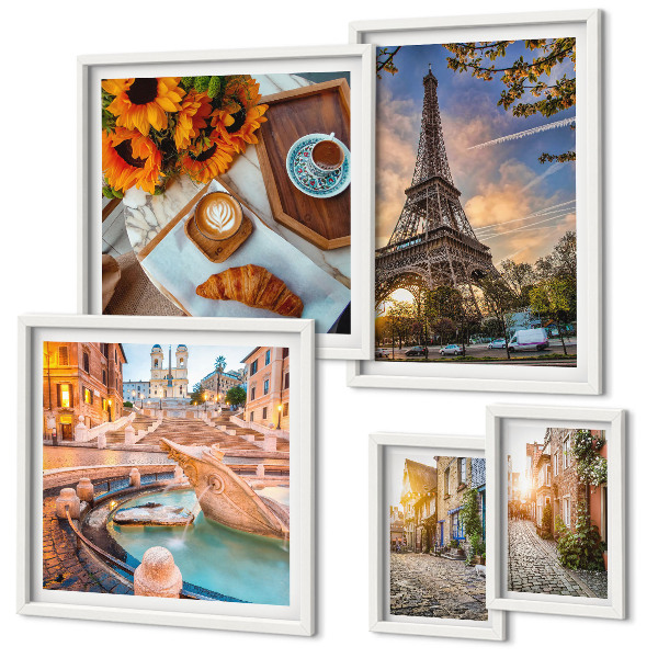 Tableau de décoration murale Vues atmosphériques du café
