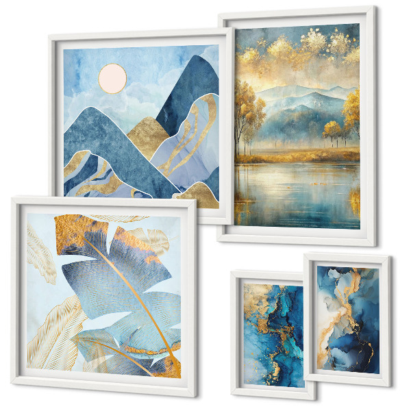 Tableau de décoration murale Paysages végétaux de montagne élégants