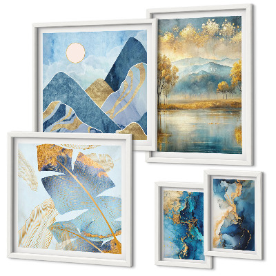 Tableau de décoration murale Paysages végétaux de montagne élégants