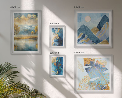 Tableau de décoration murale Paysages végétaux de montagne élégants