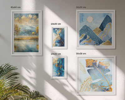 Tableau de décoration murale Paysages végétaux de montagne élégants