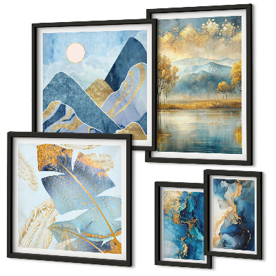 Tableau de décoration murale Paysages végétaux de montagne élégants