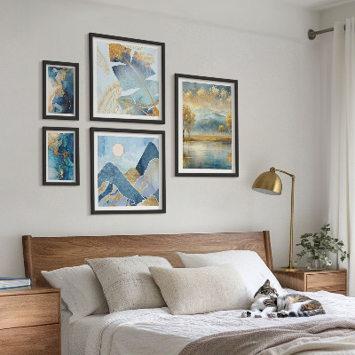 Tableau de décoration murale Paysages végétaux de montagne élégants